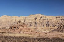 Cliffs in the timna valley — Stock Photo