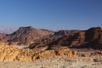 Landscape in the timna valley — Stock Photo