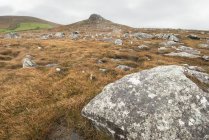 Fels in einer zerklüfteten Landschaft — Stockfoto