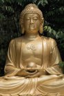 Golden statue of Buddha — Stock Photo