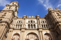 Cathedral of malaga in spain — Stock Photo
