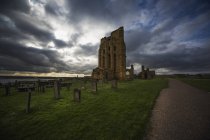 Ruínas do Priorado de Tynemouth — Fotografia de Stock