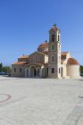 St raphael church with clock tower — Stock Photo