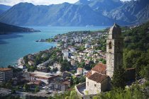 View of bay of kotor — Stock Photo