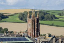 Totnes Town Church Tower — Stock Photo