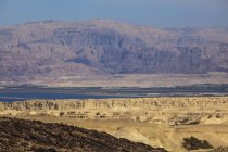 Vallée jordanienne et mer morte — Photo de stock