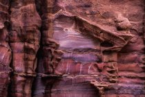 Rugged rock wall of sandstone — Stock Photo