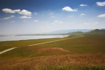 Рівнина Карзо і озеро содової — стокове фото