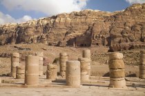 Ruínas da cidade de Nabatean — Fotografia de Stock