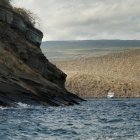 У берегов острова Изабелла затонула лодка — стоковое фото