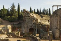 Римський театр в Меріда — стокове фото