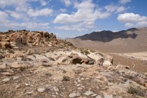 Montagne rocciose del deserto del Mojave — Foto stock