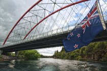 Brücke über den Waikato River — Stockfoto