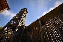 Torre de vigia do Fort Edmonton — Fotografia de Stock