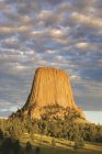 Sunset On Devils Tower — Stock Photo
