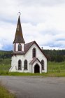 Old White Frontier Church — Stock Photo
