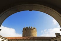 Замок в місті Zafra, Іспанія — стокове фото