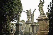 Statues On Graves In Glasnevin Cemetery — Stock Photo