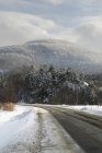 Route en hiver ; Orford — Photo de stock
