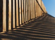 Забор в Пунта-Паломе — стоковое фото