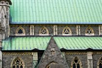 Зелёная крыша над церковью Христа — стоковое фото