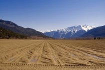 Plowed Fields Wait For Spring Planting — Stock Photo