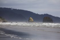 Formaciones rocosas en el océano - foto de stock