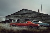 Old Cars In Saskatchewan — Stock Photo