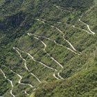 Winding Road Up The Mountain — Stock Photo
