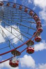Large Red Ferris Whee — Stock Photo