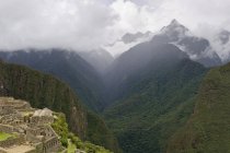 Исторический сайт инков Мачу-Пикчу — стоковое фото