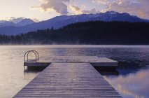Альта озеро на світанку — стокове фото
