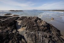 Spiaggia di Wickaninnish nel parco nazionale del Pacifico — Foto stock