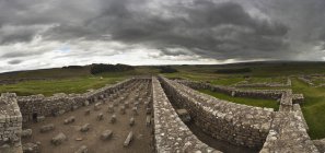 Housesteads Forte romano sul muro di Adriano — Foto stock