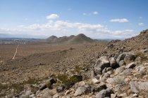 Montagnes du désert de Mojave à l'extérieur de Victorville — Photo de stock