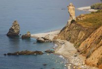 Alberquillas пляж і скелі — стокове фото