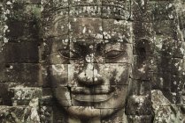 Impressive Buddha faces — Stock Photo