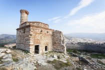 Mosque and Selcuk castle — Stock Photo