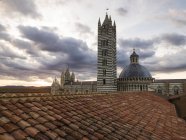 Torre de Catedral de Siena - foto de stock