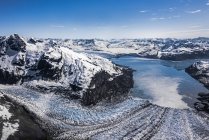 Ramo ovest del ghiacciaio Columbia — Foto stock