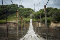 Ponte de suspensão, Uruguai — Fotografia de Stock