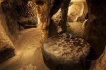 Caves in the Kaymakli underground city — Stock Photo