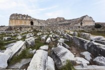 Ruines de l'amphithéâtre à Milet — Photo de stock