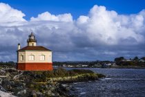 Coquille River Lighthouse on Oregon — Stock Photo