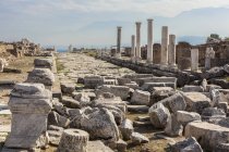 Ruínas de colunas de pedra — Fotografia de Stock