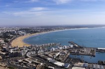 Town, beach and Agadir bay — Stock Photo