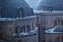Hagia sophia unter Schnee — Stockfoto