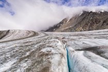 Gulkana європейський льодовик на Алясці — стокове фото