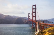 Puente Golden Gate desde Fort Point - foto de stock