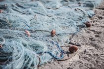 Fischernetz; positano, Italien — Stockfoto